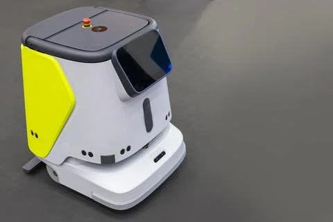 Digital mechanism system for moving packaging robots, robots for transporti.. Stockfoto's