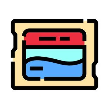 Digital memory card icon storing important data イラスト素材