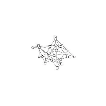 Digital mesh network illustration of interconnected nodes and data lines Illustrazione stock