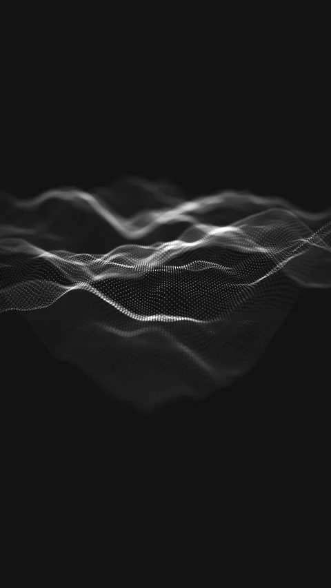 Digital Mesh Waving Background Vertical Loop Video stock 330669075