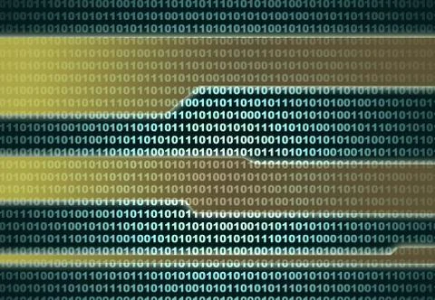 Digital message Illustrazione stock