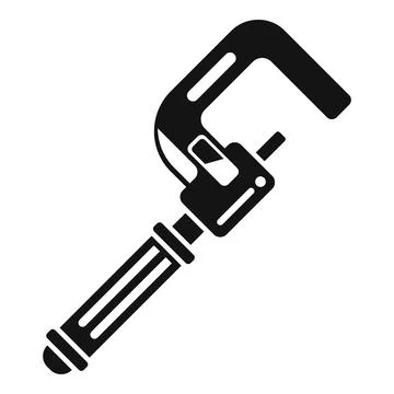Digital micrometer equipment icon simple vector. High calibrated Stock Illustration