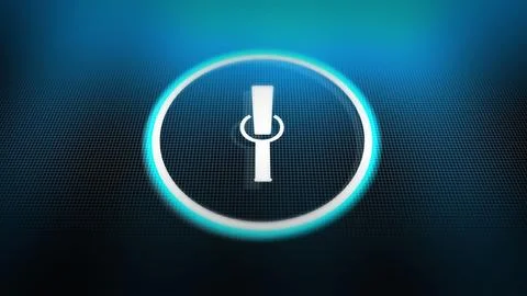 Digital Microphone Icon for Computer Voice Recognition or Audio Recorder 10 Stock Illustration