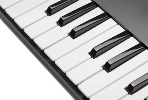 Digital midi keyboard Foto stock
