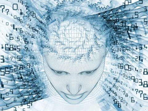 Digital Mind 스톡 일러스트
