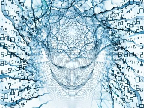 Digital Mind Stock Illustration