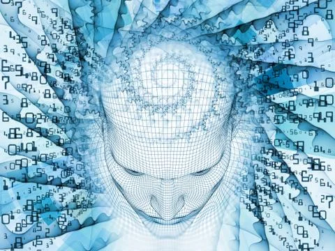 Digital Mind Stock Illustration