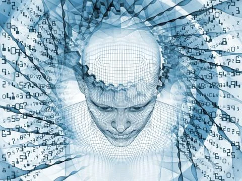 Digital Mind Stock Illustration