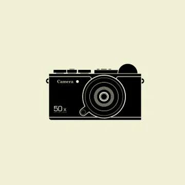 Digital Mirror less Camera Vector Design Stock Illustration