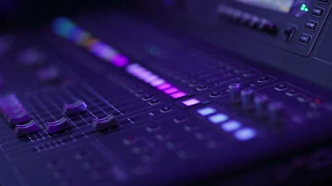 Digital mixing console 動画素材 97929328
