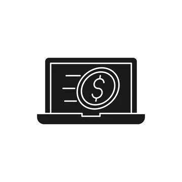Digital Mobile Payment icon Vector Illustration. Modern Mobile Payment with S Stock Illustration