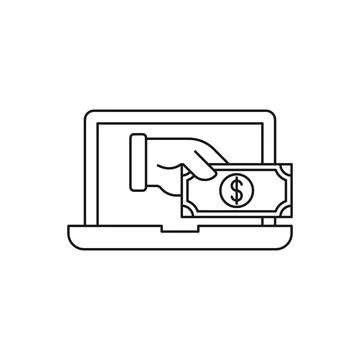Digital Mobile Payment icon Vector Illustration. Modern Mobile Payment with S Stock-Illustration