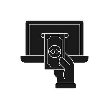 Digital Mobile Payment icon Vector Illustration. Modern Mobile Payment with S Stock-Illustration