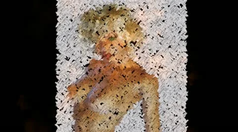 Digital model Stock Footage 12635243