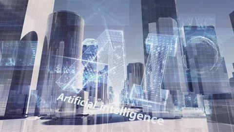 Digital Modern City Cloud A1c2 Stock Footage 229915014
