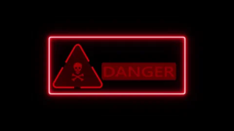 Digital modern displayed video featuring representing toxic risk and cybers.. Video stock 325612048