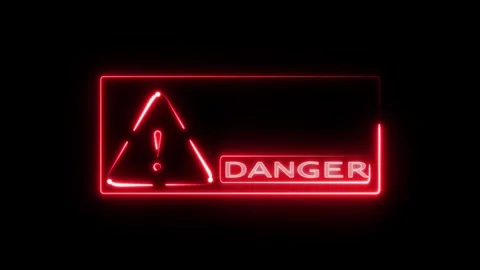  Digital modern triangular a rectangular frame represents cybersecurity alert. Video stock 325605647