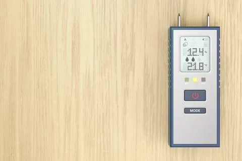 Digital moisture meter Stock Illustration