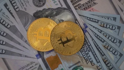 Digital Money and Dollar Stock Footage 86941960