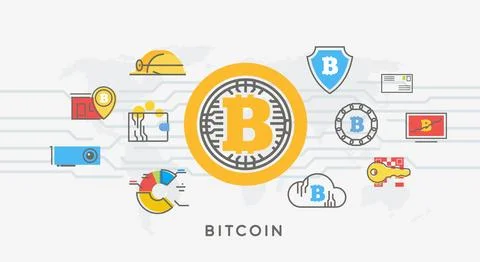 Digital money Stock Illustration