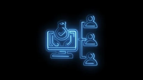 Digital money transfer network with secure online payment system and connec.. Stock Footage 346122281