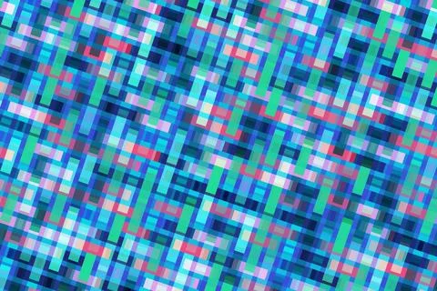 Digital mosaic pattern with colorful pixels and abstract design 스톡 일러스트