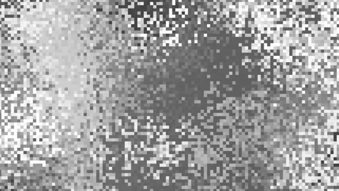 Digital mosaic technology background. Abstract moving light. Pixel dots in Stock-Footage 280387083