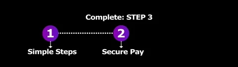 Digital motion graphic showing linear progress steps with numerical indicat.. Видео 334907724