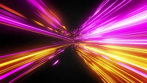 Digital Motion Graphics Featuring an Iridescent Stargate Blending in Space Stock Footage 280379942