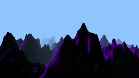 Digital Mountain 01 Video stock 166911668