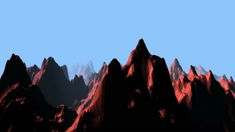 Digital Mountain 02 스톡 동영상 166911677