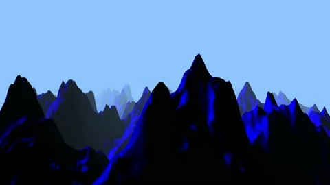 Digital Mountain 04 Video stock 166911672