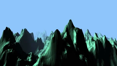 Digital Mountain 06 Stock Footage 166911702