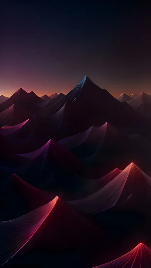 Digital mountains Stock Footage 279014819
