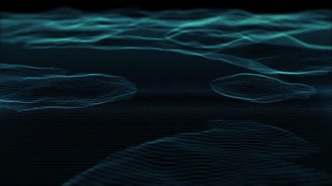 Digital Mountains Landscape Background Stock Footage 252124012