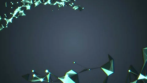 Digital movement. bands of organic structures. glowing elements. design for text Stock Footage 87161239