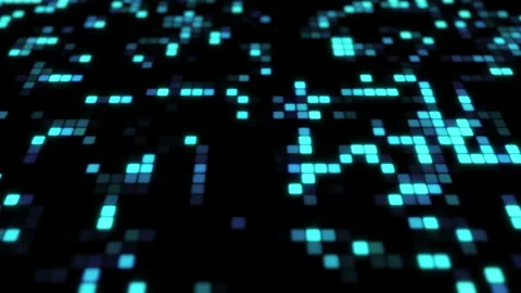 Digital Moving Pattern 库存影片 140980725