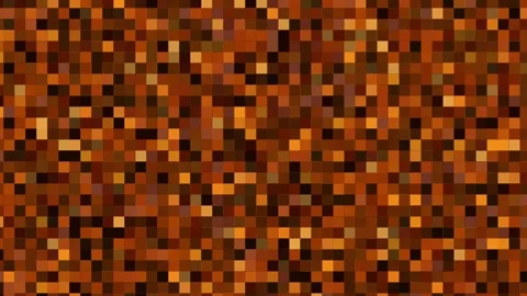 Digital multi color mosaic technology background. Abstract moving light pixel Stock-Footage 312517284