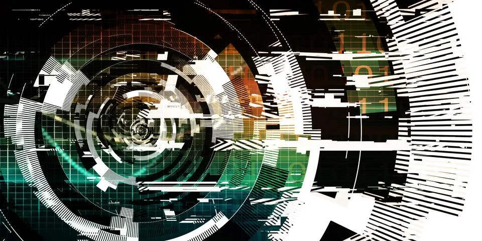 Digital Multimedia Stock Illustration