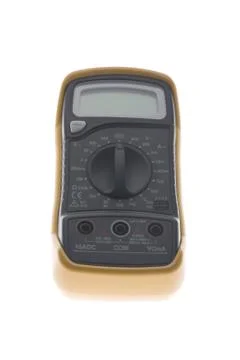 Digital multimeter close up Foto stock
