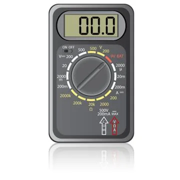 Digital multimeter. 스톡 일러스트