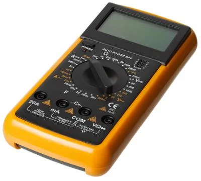 Digital Multimeter isolated Stock Photos