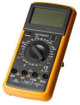 Digital Multimeter isolated Stock Photos
