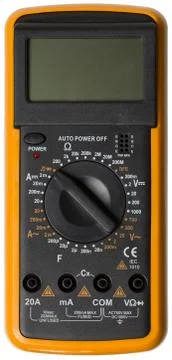 Digital Multimeter isolated Stock Photos