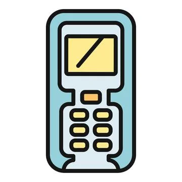 Digital multimeter measuring electric current icon illustration Illustrazione stock