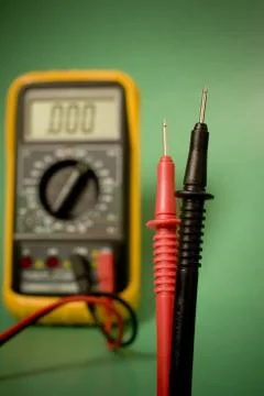 Digital multimeter probes Stock Photos