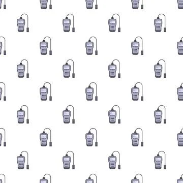 Digital multimeter testing tool seamless pattern background イラスト素材