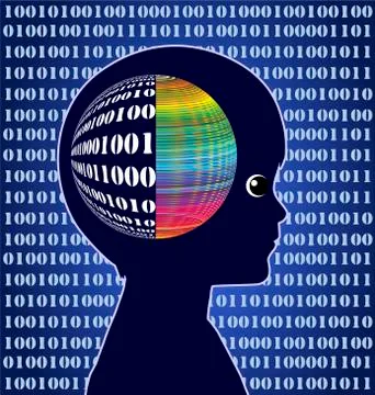 Digital Native Generation Stock Illustration