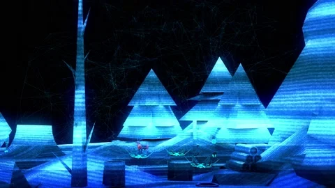 Digital Nature in Metaverse Stock Footage 197097233