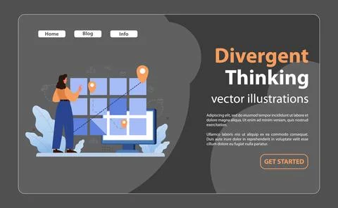 Digital navigation concept. Flat vector illustration Illustrazione stock